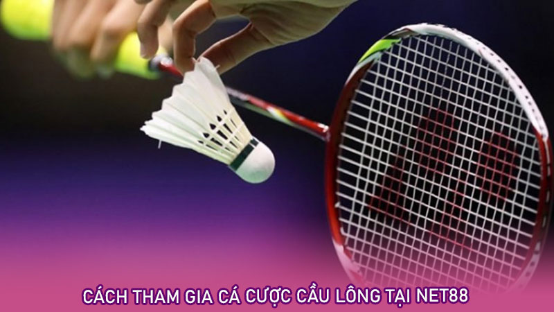 Cách tham gia cá cược cầu lông tại Net88